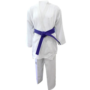 Uniforme de artes marciales de alta calidad 100% algodón ligero traje de Karate uniforme personalizar Logo al por mayor - Product Image 1
