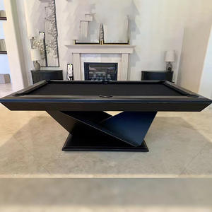 Multifuncional American Black 8 <span class=keywords><strong>Mesa</strong></span> de billar Estándar Adulto Exportación Dos en uno Conferencia Comedor <span class=keywords><strong>Ping</strong></span> <span class=keywords><strong>Pong</strong></span> para Snooker - Product Image 2