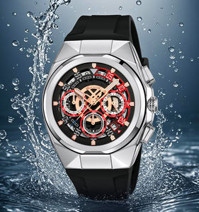 OEM/ODM marque de luxe logo personnalisé montre à quartz étanche affaires mode squelette montre usine prix de gros plus mauvais - Product Image 1