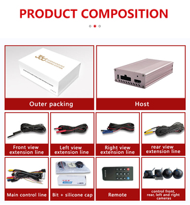 Wemaer OEM <span class=keywords><strong>360</strong></span> xe máy ảnh 3D đầy đủ xung quanh xem đêm tầm nhìn bãi đậu xe Màn hình mắt chim <span class=keywords><strong>360</strong></span> độ xe Surround xem Hệ thống camera - Product Image 6
