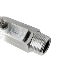 Sensor de Flujo Hall FHS-1SV420-1T100L-8SS SUS304 con Rosca Macho R1, 4-20mA, 1-100L/min, 24VDC, Medidor de Líquidos - Product Image 3