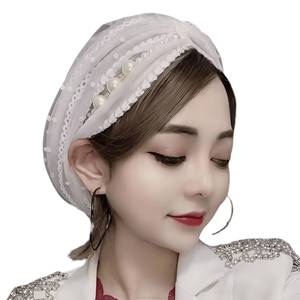 Pañuelo para la cabeza de mujer musulmana india, tejido a medida, ecológico, transpirable, apto para todas las estaciones. - Product Image 1