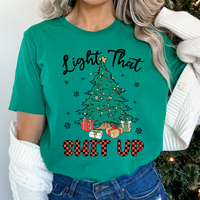 Transfert thermique DTF de haute qualité, best-seller, motif sapin de Noël pour vêtements