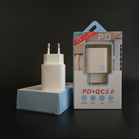 Chargeurs double port PD 25W, versions UE, avec protocoles complets, pour la charge simultanée de 2 appareils (Plug & Play)