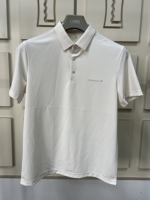 Chemise de golf haut de gamme personnalisable à col montant pour hommes