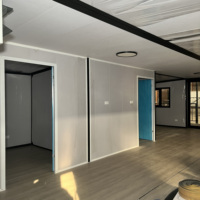 Maison conteneur extensible étanche Huaying à prix abordable pour bureau, bureau à domicile, bar et salle de bain, design moderne du milieu du siècle