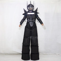Oferta Especial: Disfraz de Mascota Robot LED Bailarín Multicolor con Sonido, Traje Gigante Portátil para Promoción en Ferias Comerciales y Exposiciones