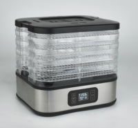 Pengering Buah Elektrik 240W 5 Laci Digital Elektrik Pengering Makanan Bebas BPA Peralatan Dapur Rumah Tangga