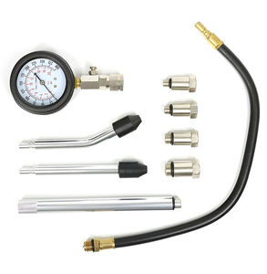 Тестер для измерения компрессии бензинового двигателя, комплект с удлинительной соединительной трубкой для диагностических инструментов автомобиля - Product Image 3