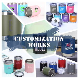 Tazas de Café de Acero Inoxidable con Aislamiento Térmico de 10 oz, para Oficina y Viajes, con Logotipo Personalizado, Tazas de Cerveza, Vaso Térmico con Tapa, Venta al Por Mayor - Product Image 6