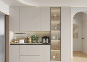 Hiện đại sang trọng nhà bếp <span class=keywords><strong>sideboard</strong></span> hiện đại đa giai điệu MDF có thể điều chỉnh lớn tủ phòng tủ phòng khách - Product Image 5