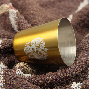 แก้วน้ำสแตนเลส 30 มล. แบบพกพา แก้วมินิ สไตล์เรียบง่าย - Product Image 1