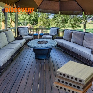 Planches de terrasse en WPC co-extrudé, imperméables, résistantes aux UV, revêtement de <span class=keywords><strong>sol</strong></span> composite pour projets aux États-Unis, en Europe et en Australie - Product Image 3