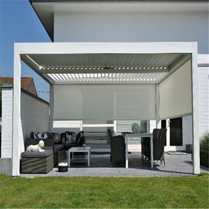 Nouveau Moderne en Plein Air Étanche Jardin Arches Arbors Pergola de Persienne En Aluminium Pergola En Aluminium - Product Image 2