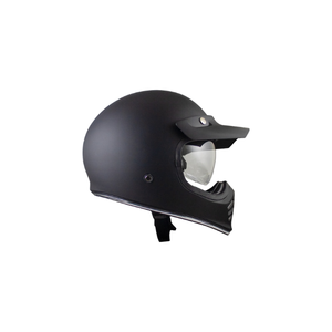 Casque intégral rétro JP Signature en noir mat avec protection moderne pour une expérience de conduite inégalée. - Product Image 4
