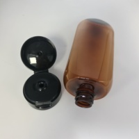 200ml bouteille à presser en plastique écologique avec bouchon supérieur rabattable gel désinfectant pour les mains savon liquide pour cosmétiques revitalisant soins capillaires