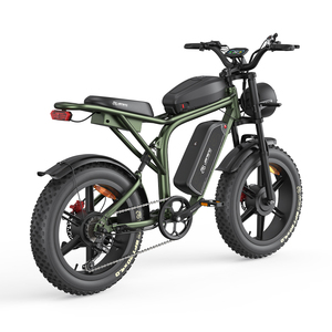 Bicicleta Eléctrica JANSNO de Doble Suspensión y Doble Motor, 48V 37AH, Batería de Litio Doble, Estilo Vintage, Neumáticos Anchos, JANSNO X80, Stock en la UE y Alemania - Product Image 2