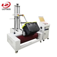 Testeur d'abrasion pour bagages, machine de simulation de conditions routières pour valises, équipement d'essai d'abrasion des roues de bagages