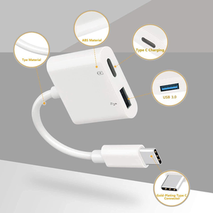 USB <b>C</b> OTG Adapter with Power, 2 in 1 USB <b>C</b> to USB Female with 60W PD Charging Adapter Compatible with iPhone 15/15Pro, - Product Image 5