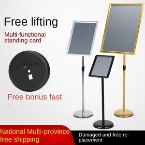 ป้ายสแตนเลส A4พับได้ป้ายแสดงเมนูป้ายสไตล์ทันสมัยสำหรับใช้ในคลังสินค้า - Product Image 3