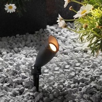Éclairage extérieur à piquet de sol IP66, boîtier en aluminium, angle réglable, lumière vers le haut et vers le bas, spot LED 7W, lumière à piquet de jardin