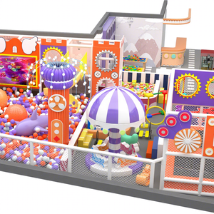 High Quality Custom Soft Play Equipment Set for Kids <b>Indoor</b> Playground LED <b>Slide</b> Ball Pool Trampoline for Malls TUV/CE/CPC - Product Image 1