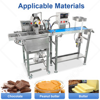 Ligne de tempérage et d'enrobage automatique de chocolat HNOC à prix abordable pour gâteaux de riz