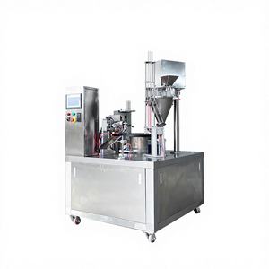 Máquina de llenado y sellado de cápsulas de café con polvo de frutas liofilizadas de perlas de hoja de loto y probióticos, de alta capacidad para subenvasado. - Product Image 1