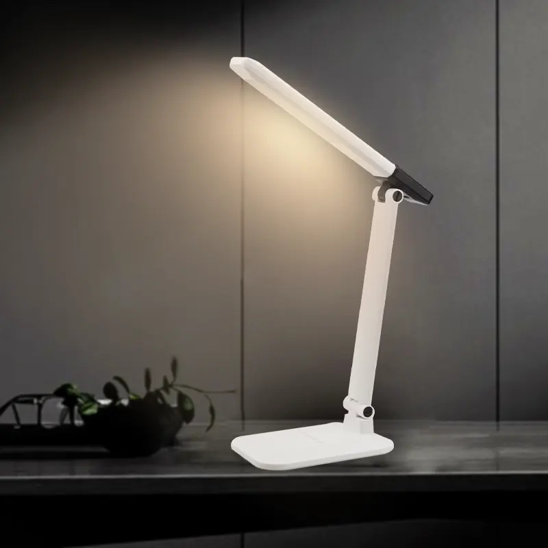 Nieuwe Led Tafellamp Home Verlichting Usb Direct Opladen Draagbare Intelligente Leren Touch Tafellamp
