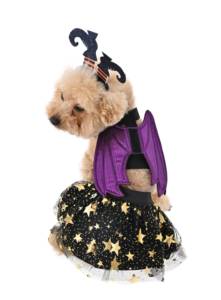 Ailes de chauve-souris pour animaux de compagnie pour Halloween, <span class=keywords><strong>costume</strong></span> réglable pour chien et <span class=keywords><strong>chat</strong></span>, ailes réversibles, accessoire de cosplay pour animaux de compagnie pour les fêtes et les déguisements - Product Image 2