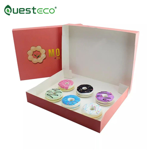 Tùy chỉnh Mochi Donut bóng hộp thực phẩm Donut Lắc Sushi bánh pizza vớ Hộp sô cô la bánh rán Dã Ngoại Cookie giấy đóng gói hộp - Product Image 5