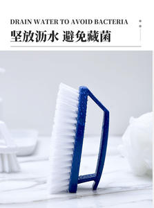 Sunshine Factory Direct brosse de nettoyage robuste support en plastique en forme de fer avec nylon Wirehaire PP pour frotter les vêtements de bébé - Product Image 5