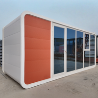 Cabine élégante en forme de capsule pour iPhone, fabrication directe d'usine, extérieur et salle de bain personnalisés, cabine Apple pour le camping en plein air, le bureau, les centres de villégiature