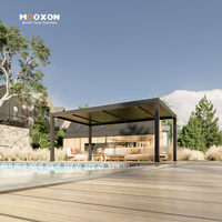 Pergola à toit fixe, gazebo en aluminium d'extérieur, pavillon imperméable, abri permanent pour jardin, cour, patio