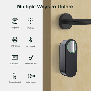 Liliwise Retrofit Door <b>Locks</b> Electronic Fingerprint Tuya Ttlock Security Digital Fechadura Inteligente Wifi Retrofit Smart <b>Lock</b> - Product Image 4