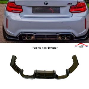 Para <span class=keywords><strong>BMW</strong></span> M2 F87 Difusor trasero para nueva condición 3PCS Descuento a granel Amplio stock Instalación no destructiva - Product Image 5