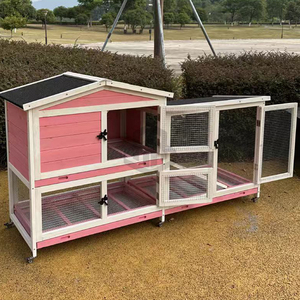 室内室外鸡舍用丝网金属跑笼可持续松木鸟笼鸟类兔子户外使用 - Product Image 5