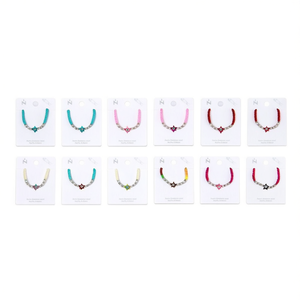 Braccialetto con Stella a Cinque Punte in Acciaio Inossidabile, Set di 12 Bracciali Charm Fatti a Mano alla Moda - Product Image 2