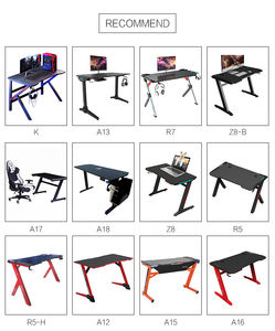 Table de jeu d'ordinateur, bureau avec éclairage LED, pour jeux vidéo - Product Image 6