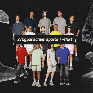 T-shirts en coton de qualité supérieure en gros, 230 g/m², à épaules tombantes, surdimensionnés, personnalisés, pour hommes - Product Image 2