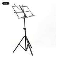 Support de partitions pliable portable, réglable en hauteur, trépied métallique, support de livre avec sac de transport pour l'école, l'orchestre, vente en gros