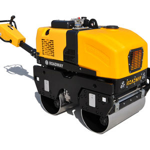 Китайский завод, Лучшая цена, прогулка за двойным барабаном, полностью гидравлический Вибрационный дорожный каток, мини-ролик - Product Image 1