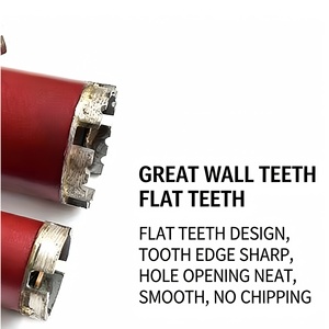 <span class=keywords><strong>Foret</strong></span> <span class=keywords><strong>diamant</strong></span>é <span class=keywords><strong>à</strong></span> sec robuste de 4,6-5,0 pouces, segments soudés HF Great Wall, acier au tungstène, haute efficacité, perçage SDS - Product Image 4