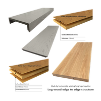 Garde-corps en verre d'escalier en bois et acier à double faisceau denté et durable personnalisable pour une utilisation intérieure moderne d'appartement en duplex et de loft d'hôtel