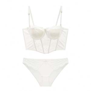 Dropshipping Sujetador de realce para mujer con corpiño de satén Correa acolchada de encaje Ropa interior de color sólido Sujetador cómodo sexy Secreto - Product Image 3