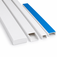 Goulotte de câblage en PVC avec couvercle pour le câblage des bâtiments commerciaux et les grands faisceaux de câbles