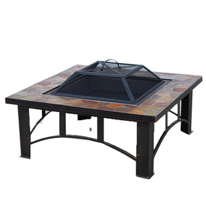 โต๊ะเตาอั้งโล่ไฟบาร์บีคิวกลางแจ้งทรงสี่เหลี่ยมขนาด30" - Product Image 1