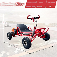 Kart tout-terrain à quatre roues à essence pour adultes et enfants, pour la plage, buggy tout-terrain, modèle 2035