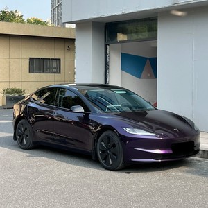 PET Super Glossy Metallic Midnight Purple Full Body <strong>Car</strong> Vinyl <strong>Wrap</strong> Vehicle <strong>Wraps</strong> - Product Image 5
