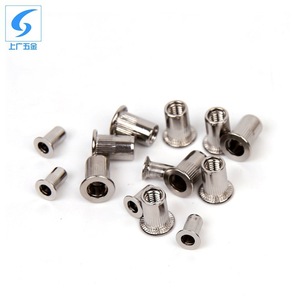 Tuercas Remachables de Acero Inoxidable 304, Cilíndricas, Roscadas Verticalmente, M6 M8 M10 M12, Insertos de Rosca Métrica GB17880.1 - Product Image 5